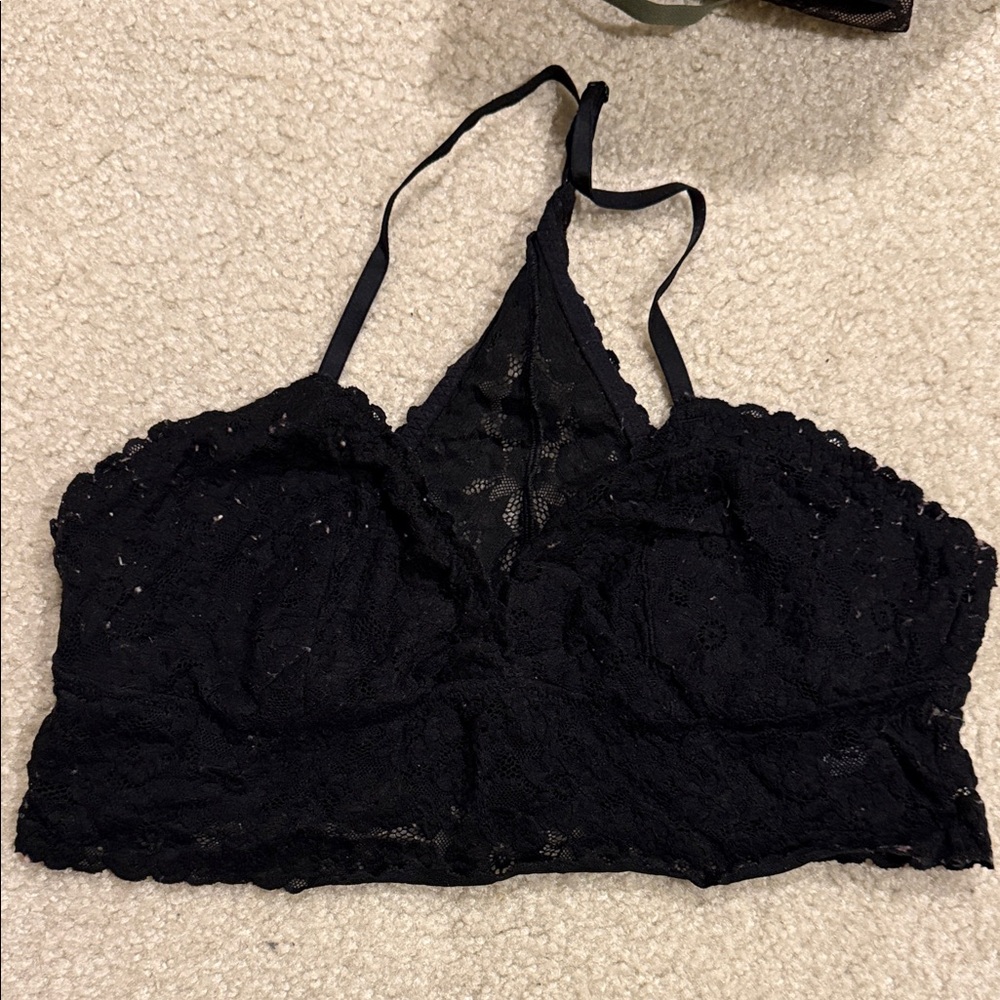 Aerie Black Lace Bandeau